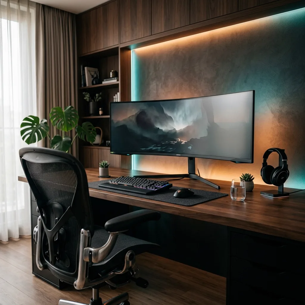 คัมภีร์จัดมุมเล่นเกมระดับโปร: วิธีเลือกเก้าอี้และจัดไฟ Ambient ให้นั่งสบาย สวยสะกด และถนอมสายตา